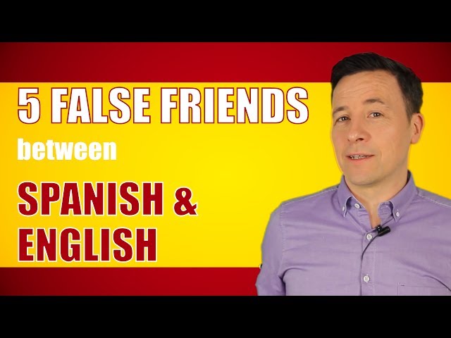 Como se dice en ingles "constipado"? / 5 False Friends between Spanish and English