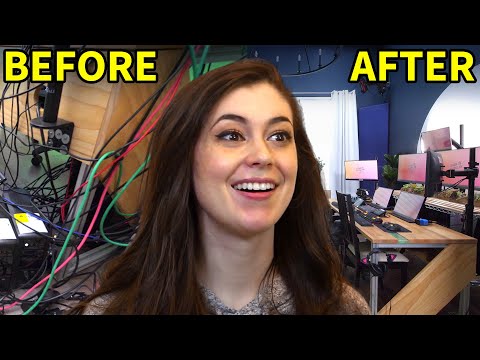 Dream Office Makeover (with ultimate cable management!)
