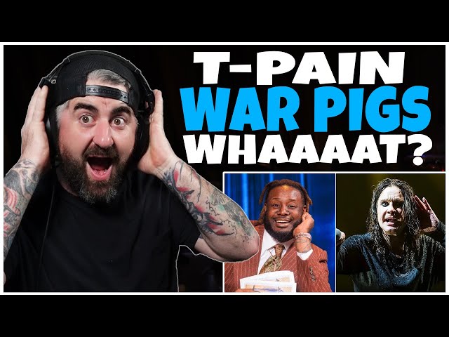 T-Pain - War Pigs (Rock Artist Reaction)