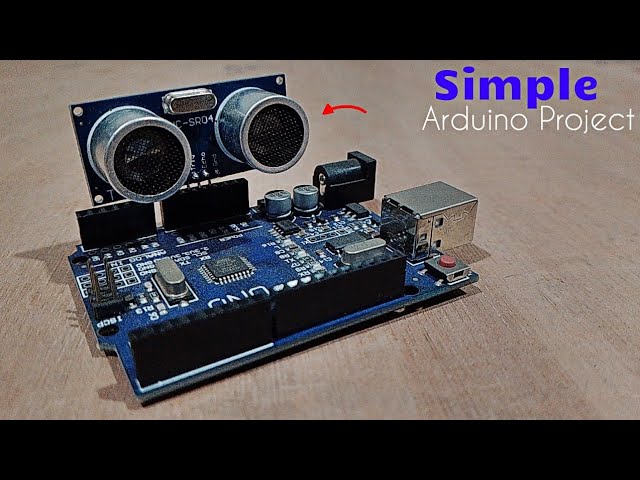 Simple Arduino Uno Projects | " Security System " Using Ultrasonic Sensor !