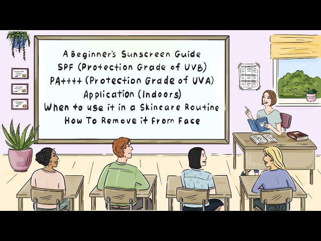 A Beginners Sunscreen Guide - SPF and PA+ Explained, Application Indoors, When to use it and Removal