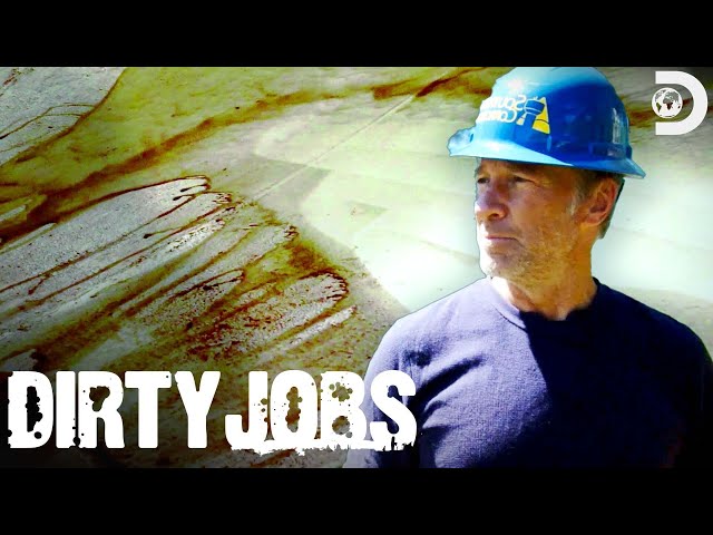 Mike Rowe Cleans Out the Grime Inside a Water Tower! | Dirty Jobs