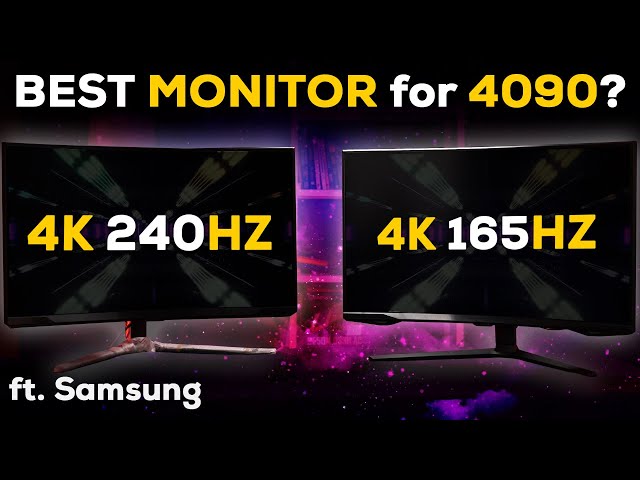 BEST MONITOR FOR RTX 4090? | 4K 240HZ | Samsung Odyssey G7 Neo & G8 Neo Monitor Review | themvp.in