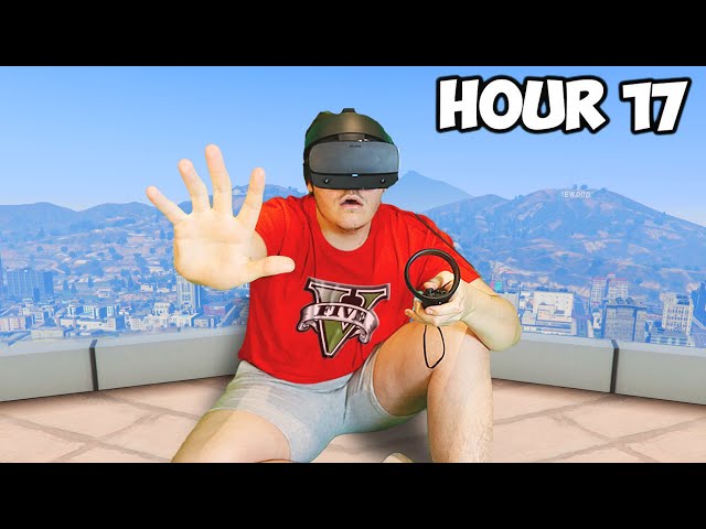 Living In GTA 5 VR For A Full Day