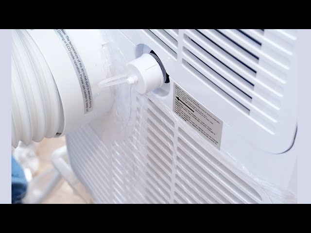 How to drain a portable AC without a hose