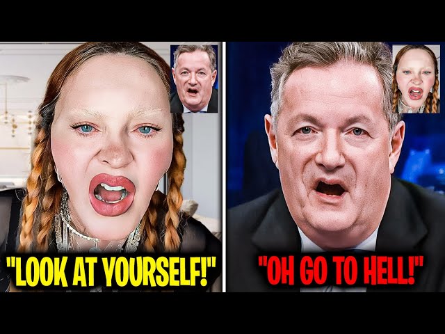 Madonna CONFRONTS Piers Morgan For Calling Her An Old Joke
