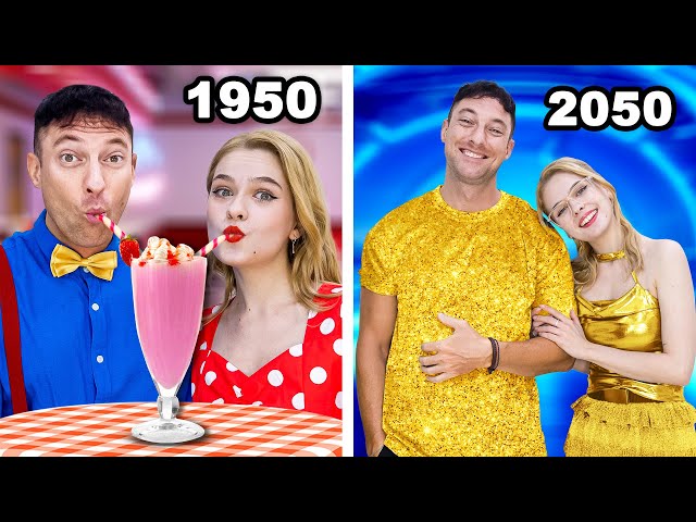 I SURVIVED 100 Years of DATING!! Surviving Dating Every Decade By Crafty Hype
