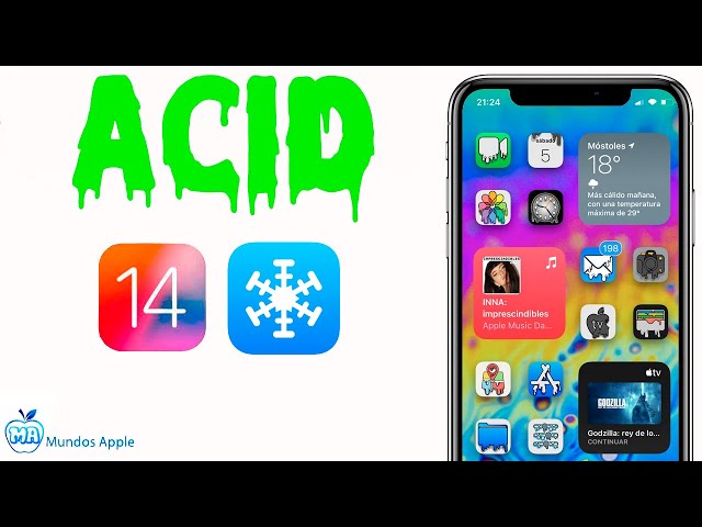 Acid: Tus iconos se derriten!!!!!! eee!!! con estilo en IOS 14