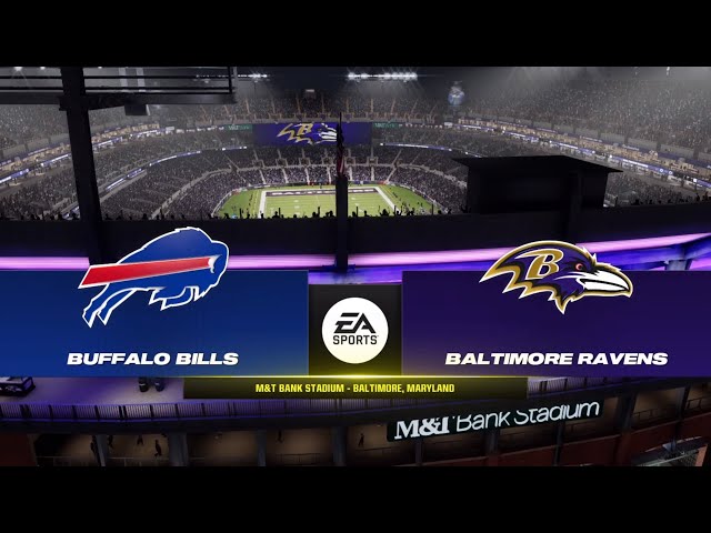 Baltimore Ravens Vs Buffalo Bills Madden 24