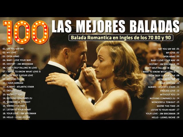 Baladas Romanticas - Musicas Romanticas Amor Para Trabajar Y Concentrarse - Musica De Amor 80s 2024