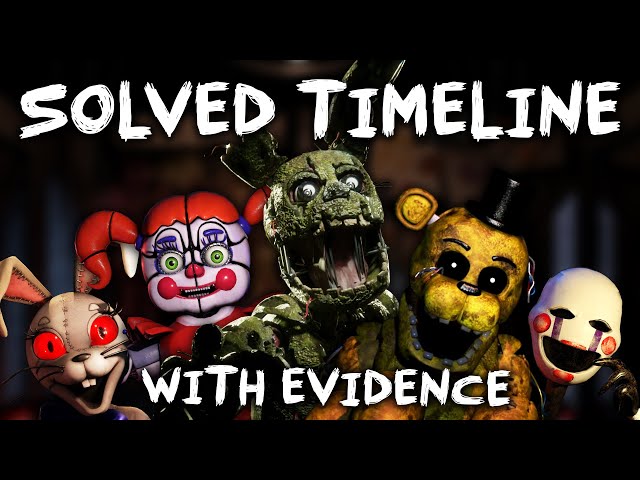 The SOLVED Five Nights at Freddy's Timeline