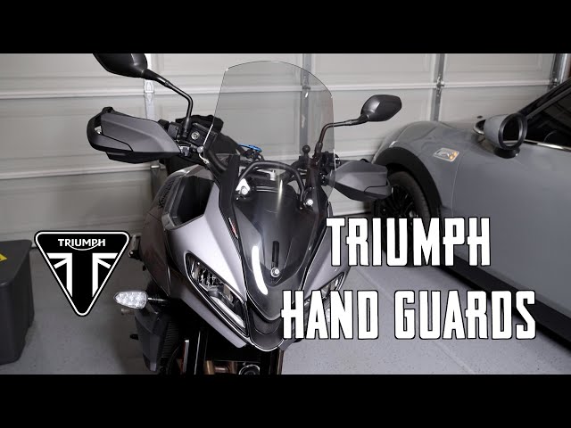 Hand Guards Install - 2022 Triumph Tiger Sport 660