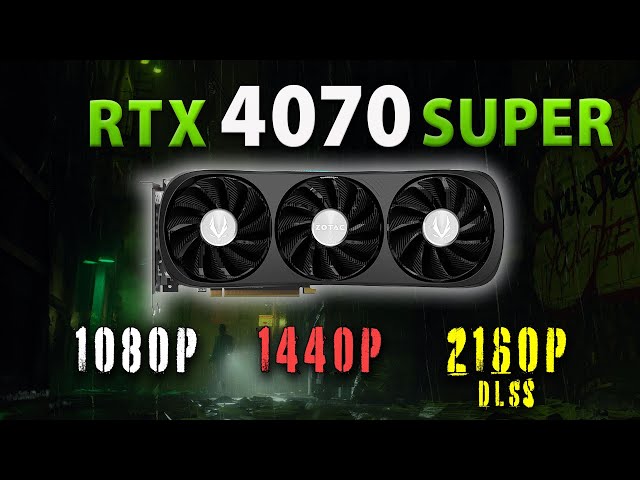 RTX 4070 SUPER - Test in 15 Games | 1080p, 1440p, 4K + DLSS