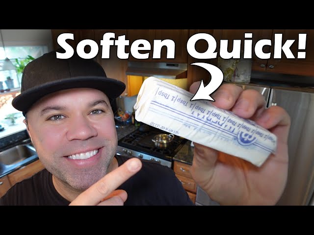 How to Soften Butter Quickly (best way to soften butter)