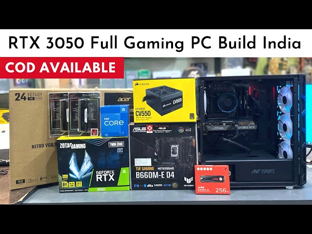 RTX 3050 Gaming PC Build in India Ranchi | Computer Solutions Ranchi