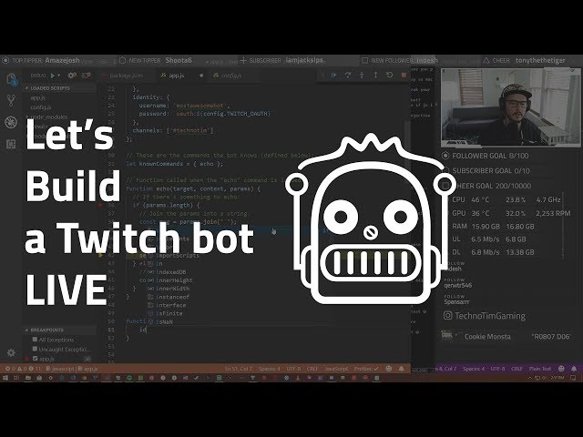 Let's Build a Twitch Bot - Live