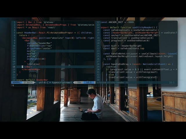 How to build a Gmail-like UI with React Native [at a Zen temple Koshoji]