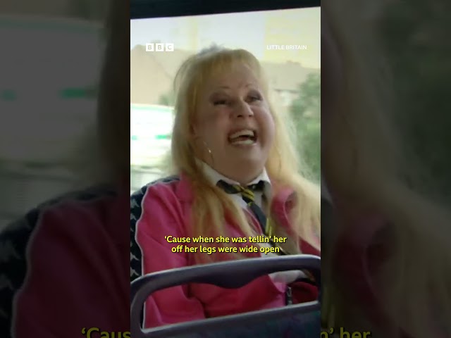 vicky shows us how to behave on public transport #ukcomedy #littlebritain #lucasandwalliams