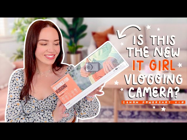 Is this the new 'IT GIRL' vlog camera? 📸✨ Canon Powershot V10 review + vlog