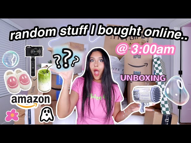 UNBOXING the random stuff i bought online at 3am.. | honeybobabear