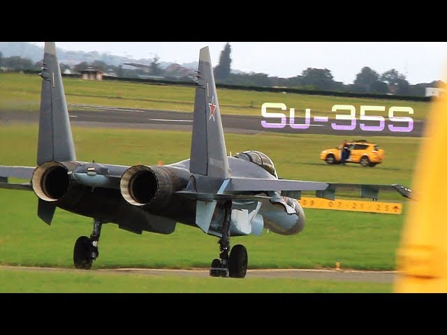 SU-35S at Paris Le Bourget 2013 [Remastered] - HD 50fps