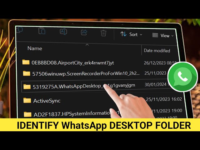 How to Identify and Delete WhatsApp Desktop Files on PC 2024 | How to locate WhatsApp Desktop Files