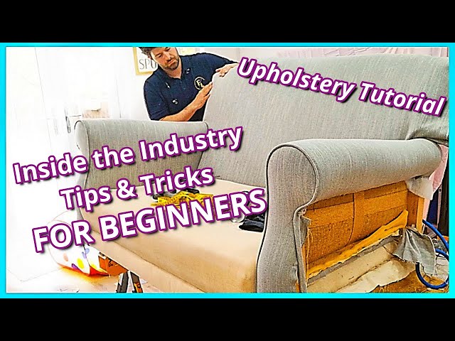 DIY HOW TO UPHOLSTER A COUCH | STEP BY STEP HOW TO REUPHOLSTER A SOFA | FaceliftInteriors