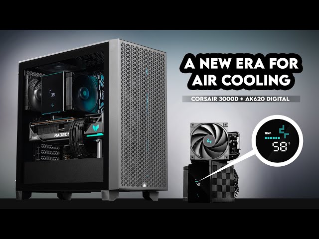 PC Digitalism Intensifies! | Deepcool AK620 Digital + Corsair 3000D Airflow Gaming PC Build, 7900 XT