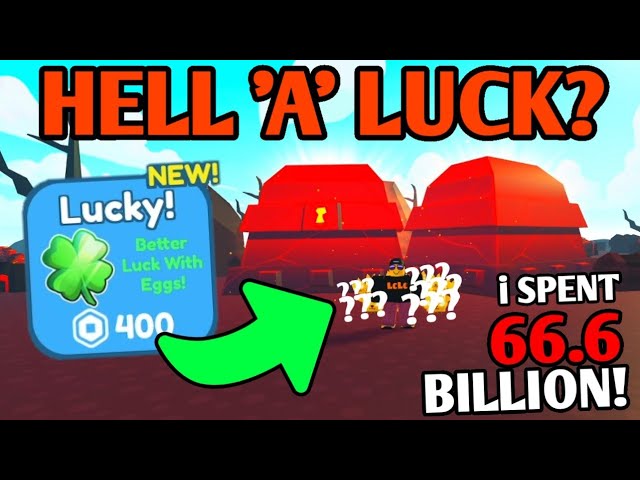 is *LUCKY* pass WORTH it? i SPENT 66.6 BILLION in HELL (Pet Simulator X)