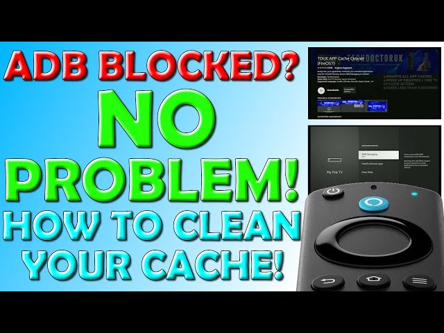✅ ADB Blocked On Your Firestick, No Problem - How To Still Clean Your Cache Quick and Easy! ✅