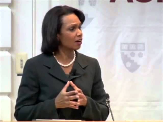 Harvard Lecture - Condoleezza Rice Overcoming Racism