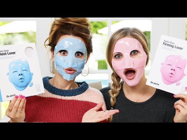 Trying Different Face Masks - Part 2 w/ iJustine!