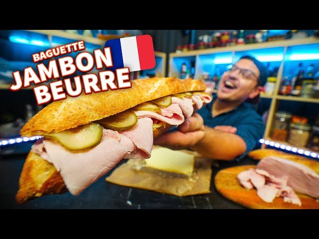 The BEST French Ham Sandwich: Jambon-Beurre