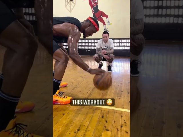Jimmy Butler’s workout drills are intense 🔥