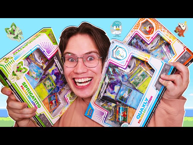 Opening the Pokemon Paldea Collection Boxes! (Scarlet & Violet)