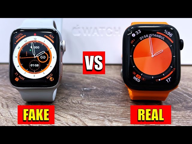 FAKE Apple Watch 8 vs REAL Apple Watch 8 - DT8 Mini Smartwatch