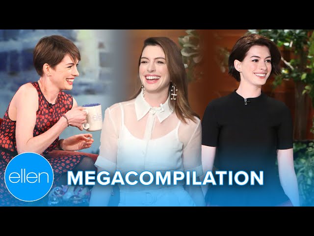 Every Time Anne Hathaway Appeared on the 'Ellen' Show