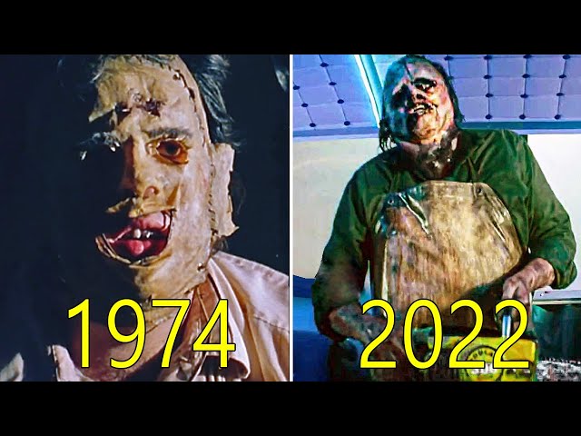 Evolution of Leatherface in Movies w/ Facts 1974-2022