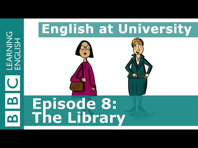 English at University: 8 - Learn phrases about asking for help finding a book