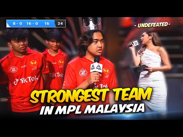 THE STRONGEST TEAM in MPL MALAYSIA is STILL UNDEFEATED . . . 😱🥶