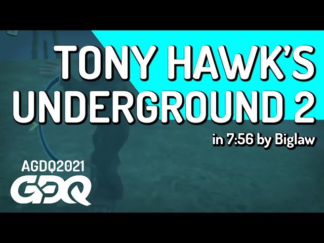 Tony Hawk's Underground 2 by Biglaw in 7:56 - Awesome Games Done Quick 2021 Online