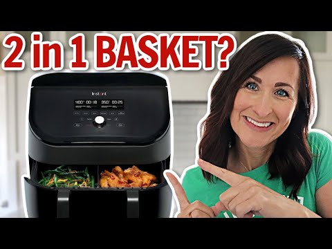 How to Air Fry TWO foods at the SAME time in ONE Air Fryer + Instant Vortex XL VersaZone Review