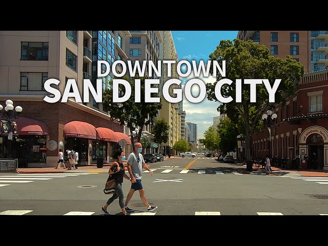 SAN DIEGO - Driving Downtown San Diego City (Part-5), California, USA -2.7K QHD