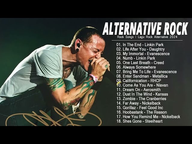 Linkin Park, Creed, Daughtry, Metallica, ACDC Greatest Alternative Rock Of The 2000s