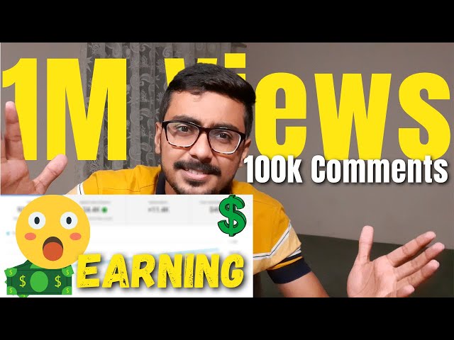 My Earning !! From 1 Lakh Comments 😱 | 1M Views | How To Earn Money From YouTube | Earn From YouTube