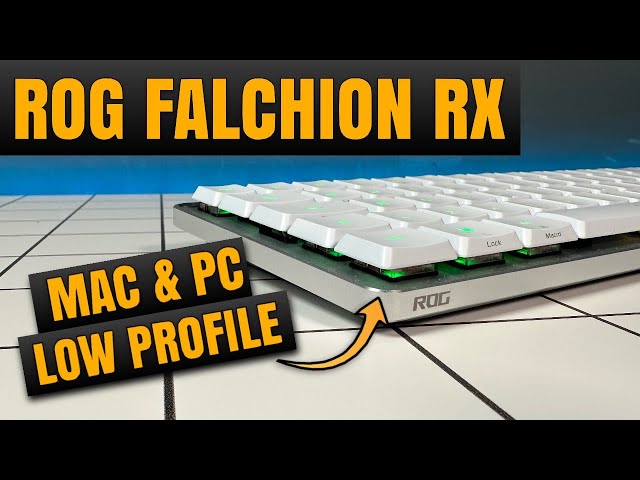 ROG Falchion RX Low Profile 65% keyboard with Red Switches. Stuff you need to know