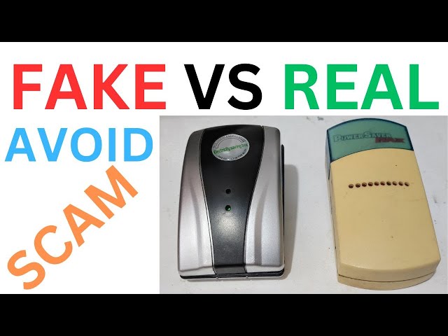 POWER SAVER DEVICE - FAKE VS REAL DIFFERENCES - AVOID SCAM