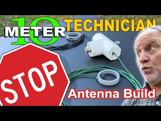 How To Build A 10 Meter Half Wave Dipole Antenna for 10 Meter Ham Radio