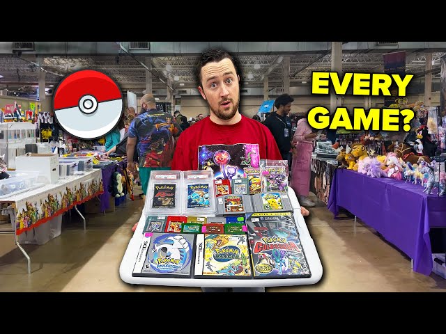Can I Find EVERY Pokémon Game at a Game Convention?