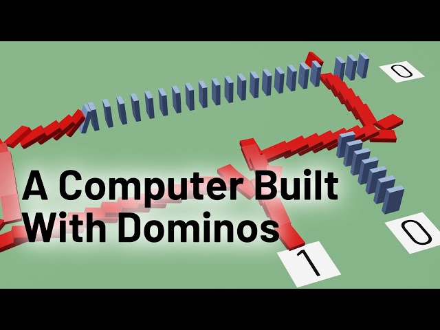 A Computer Built With Dominos